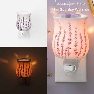 Scentsy Lavender Love Mini Warmer, Brand New